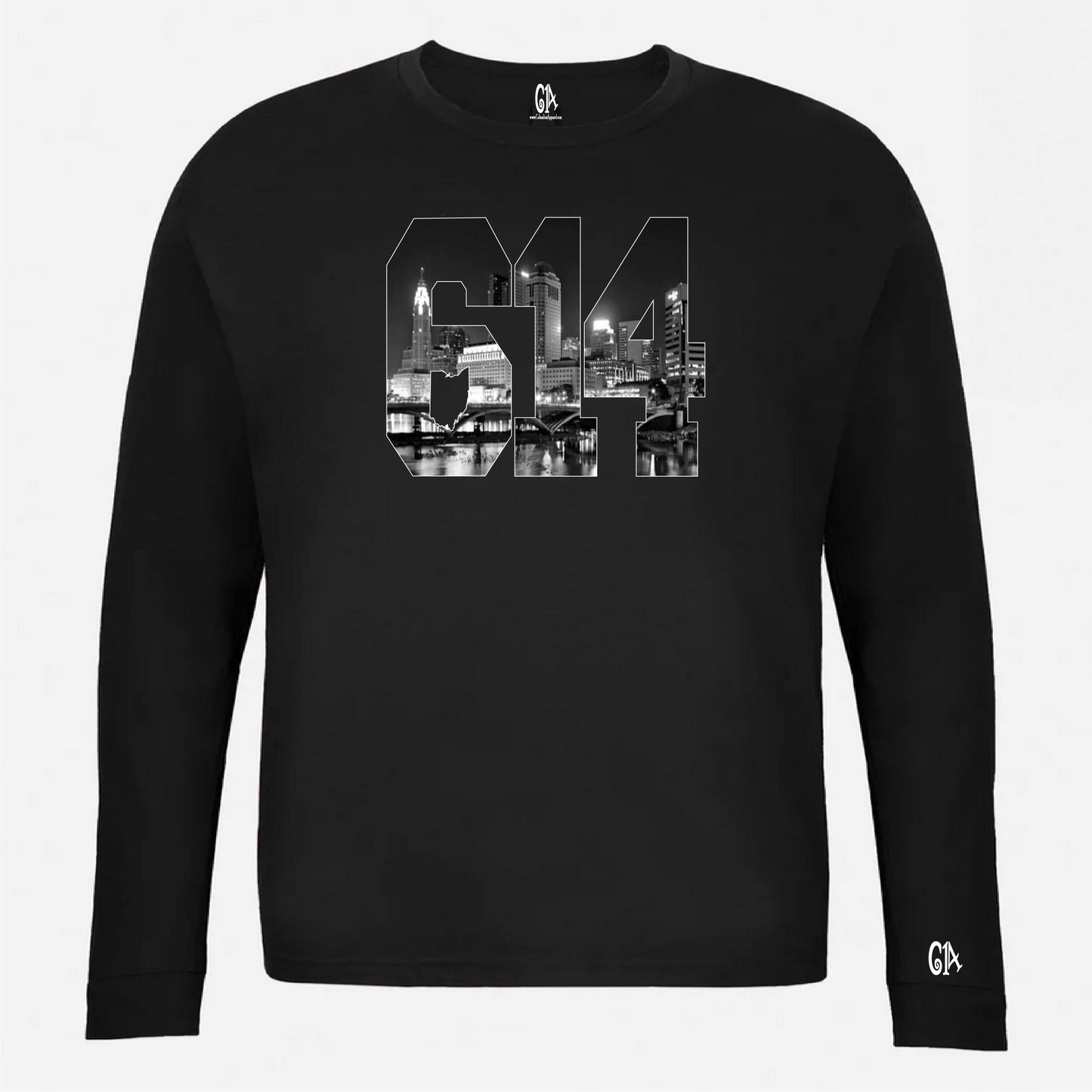 614 Skyline Black and White